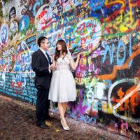 John Lennon Wall, Prague, Czech Republic Wedding photo from John Lennon Wall, Prague, Czech Republic